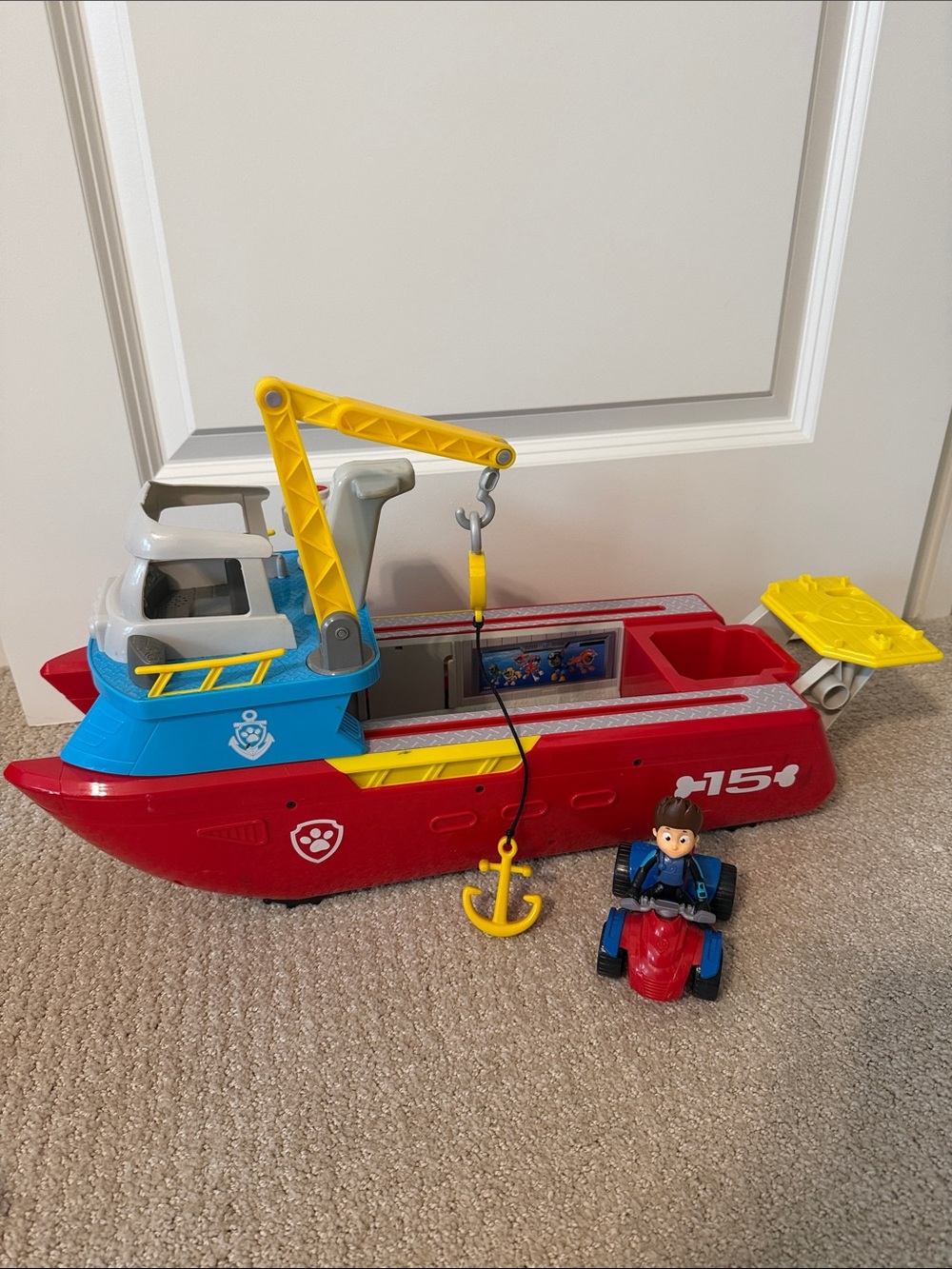 Paw Patrol Sea Patroller Boat w Ryder and ATV